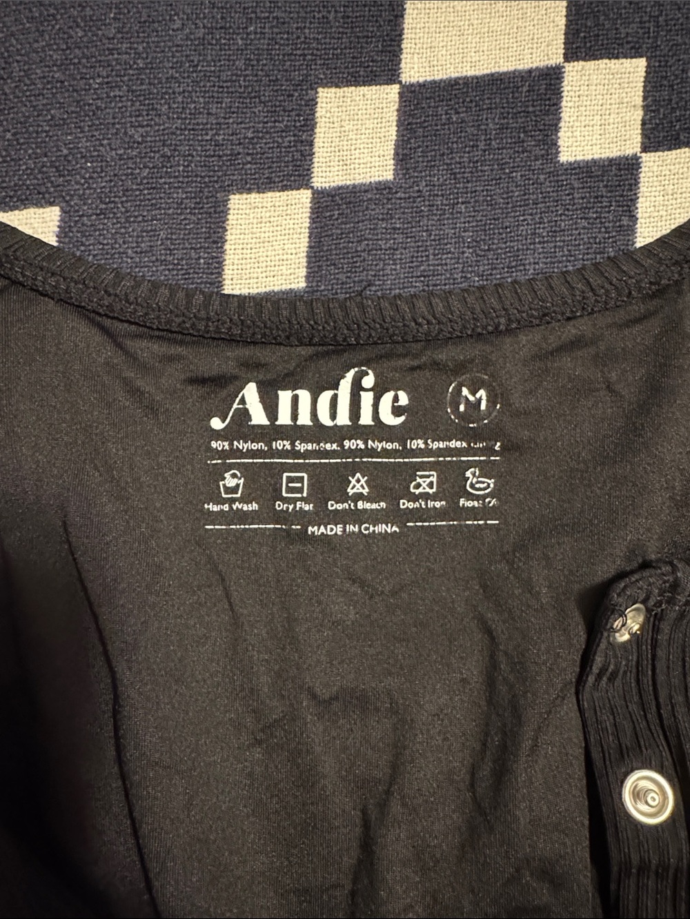 Andie Black Women's One Piece Swimsuit - Picture 4 of 4